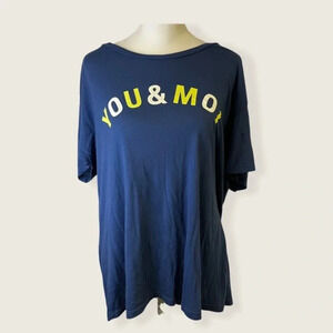 Sundry "You and Moi" Cotton Modal Lightweight T-Shirt M 2 NWT